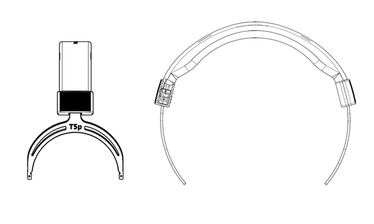 Bügel komplett montiert - Original beyerdynamic Art. Nr. 916668