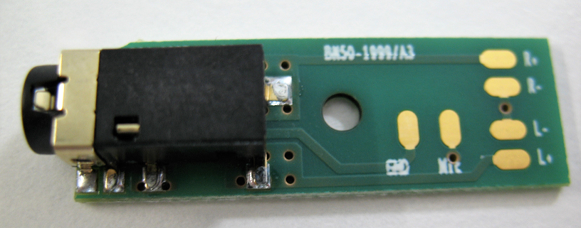 Socket board with 5-pin jack socket - original beyerdynamic item no. 934313