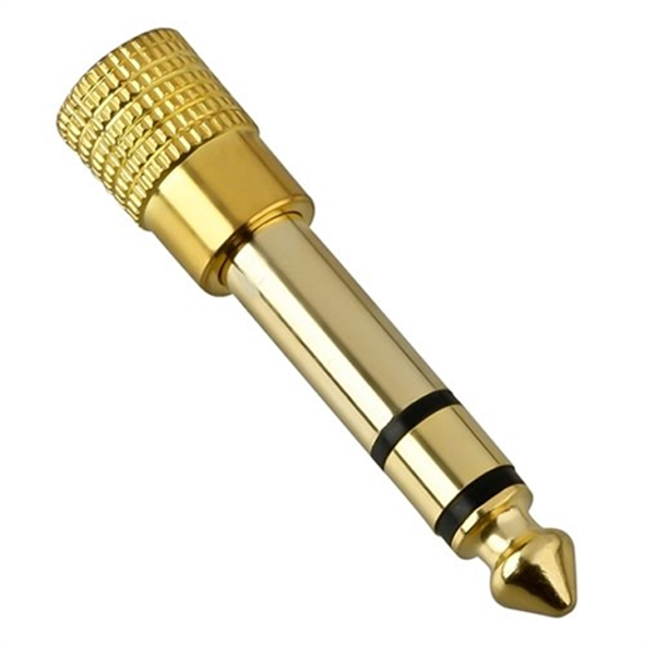 Jack adapter, screwable (M5 thread) 3.5mm -&gt; 6.3mm - original beyerdynamic item no. 937681