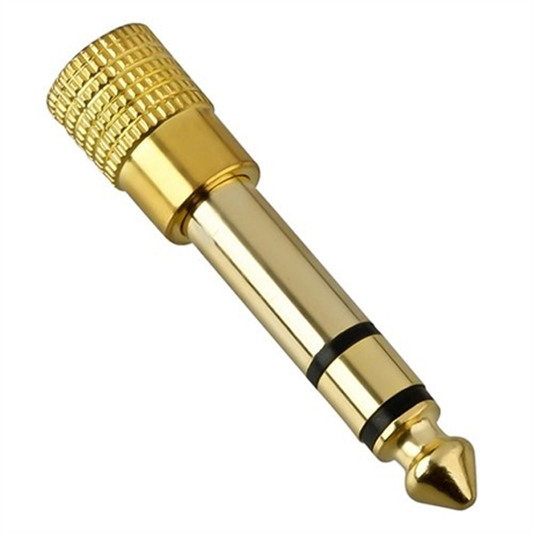 Klinkenadapter, schraubbar (M5 Gewinde) 3,5mm -> 6,3mm - Original beyerdynamic Art. Nr. 937681